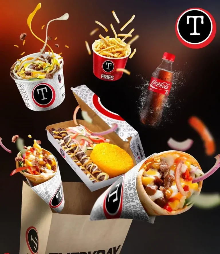 RIce bowl, fries and furthermore, a menu of turks philippines resturant,