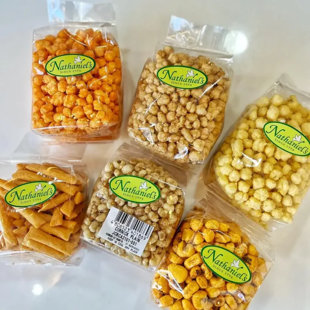 Cornick plain and furthermore, a menu of Nathaniel’s Philippines resturant.