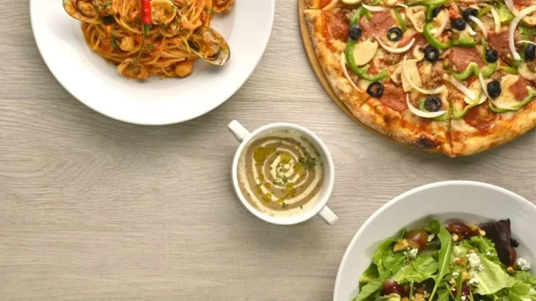 Pizza, Pasta and Coffee, a menu of Amici Philippines resturant.