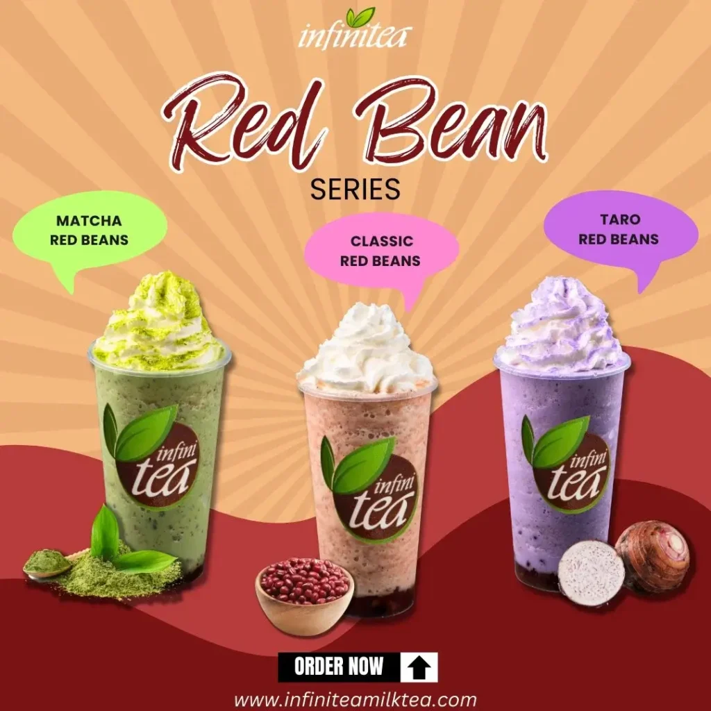 Infinitea Milk Tea, a menu of Infinitea Philippines resturant.