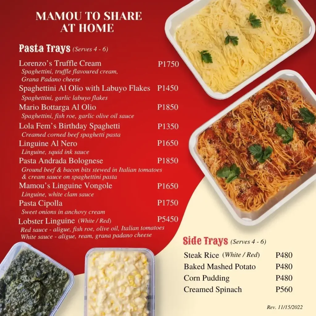 Our Favorite Item of Mamou Menu with Prices