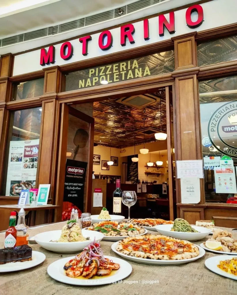 Motorino Pizza Gin Menu